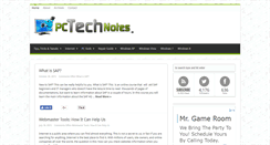 Desktop Screenshot of pctechnotes.com